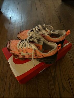 Nike Air Vapormax Flyknit 3 orange and black trainers- uncommon color